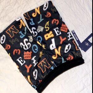 Brand New Boy Shorts,Designs, Multi Colors but Mostly Black, Size L(6)